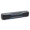 Barra de Som RGB Longa para Desktop Doméstico Transfronteiriça Alto-falante Pequeno Alto-falante Bluetooth em Estoque