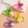 Llavero Colgante de Niña Linda de Dibujos Animados Caja Ciega de Transmisión en Vivo Douyin Regalo Set de Auriculares Colgante de Resina Joyería