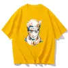 Camiseta de manga corta Naruto de dibujos animados estilo Naruto crayón verano deportiva estilo europeo y americano