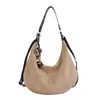 Bolso de Axila para Mujer 2026 Nuevo Otoño Vintage Gamuza Melard Bolso de Hombro para Viajes Cotidianos Bolso Cruzado de Gran Capacidad