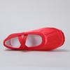 Zapatos de Baile Infantiles Rojo Grande, Zapatos de Baile de Suela Blanda, Zapatos de Baile Satinados para Adultos, Zapatos de Garra de Gato para Forma Corporal de Ballet de Actuación en Escenario