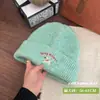 Chapéu de Tricô de Cachorrinho Fofo para Mulheres 2025 Novo Chapéu de Lã Mostrando o Rosto Pequeno Outono e Inverno Quente Baotou Chapéu para Frio Versátil