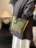 Bolso Súper Moderno de Bloques de Color Patchwork de Nicho para Mujer, Nuevo Bolso Cruzado Versátil de Moda 2026, Bolso de Mano Tipo Cubo