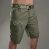 Pantalones Cortos Tácticos Urbanos de 5 Pulgadas Transpirables y Resistentes al Desgaste para Hombre - Pantalones Cortos Tácticos Militares para Fanáticos del Entrenamiento al Aire Libre y Senderismo
