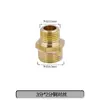 Adaptador Roscado de Acero Inoxidable Reductor Doble Rosca Macho Extensión Directa de 1/4 de Pulgada a 3/8 de Pulgada, 1/2 Pulgada, 3/4 de Pulgada a 1 Pulgada Accesorios para Tuberías de Agua