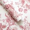 Papel de Embrulho de Flores Estilo Europeu Impermeável Papel de Embrulho Floral Impresso Papel Europeu Elegante Floricultura Presente Floral Buquê Papel de Embrulho