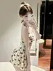 2026 Nuevo Traje de Baño Enterizo con Estampado de Mariposas Estilo Falda para Mujer Alto Gama Sexy Reunión de Busto Pequeño Traje de Baño Mujer