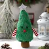 Suministros de Decoración Navideña Haobei Adornos de Muñeco Creativo con Forma de Árbol de Navidad Árbol Estéreo Decoración de Escritorio Árbol