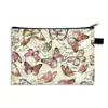 Suministro del Fabricante Bolsa de Almacenamiento de Gran Capacidad Mariposa Estuche Sencillo para Lápices Estudiante de Escuela Primaria Examen Portátil Almacenamiento de Papelería Estuche para Lápices