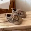 Zapatos Deportivos Infantiles para Edades 6-12, Nuevo Modelo Primavera y Otoño 2026, Suela Suave Transpirables Zapatos Casuales para Niñas, Estilo Coreano Estampado de Leopardo Tendencia Zapatos para Niños