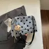 Bolsa Tote Corrente de Bolinhas Tendência Grande Capacidade para Mulheres 2026 Nova Bolsa de Ombro Simples Nicho Versátil