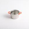Exportar para a Amazon para mini utensílios de cozinha de aço inoxidável, brinquedos de cozinha de simulação para crianças, brinquedos de casinha de brincar, conjunto
