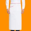 Delantal de chef grueso al por mayor medio hotel cafetería restaurante occidental camarero ropa de trabajo medio delantal generación