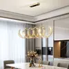 Luminária pendente de arte criativa de designer italiano, novo lustre de cristal de luxo de alta qualidade, luz principal para sala de estar, ferro
