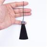 8cm borla de seda de hielo cloisonné borla colgantes accesorios funda de teléfono móvil marcapáginas colgante oreja diy accesorios fabricantes al por mayor