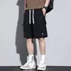 Shorts de trabalho retrô americano para homens, novo estilo verão 2025, calças largas com múltiplos bolsos, shorts esportivos de perna reta, estiloso