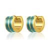 Pendientes redondos multicolores elegantes de estilo ins para mujer, joyería de nicho, ligeros, de lujo, de alta gama, que no se decoloran, para novias, bricolaje