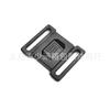 Hebilla de plástico no ajustable de 25 mm para equipaje, hebilla de seguridad fija, correaje, cojín, suministro de broche