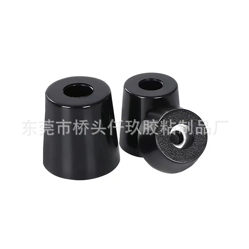 厂家 橡胶机脚垫锥形机脚减震垫仪表机箱垫脚增高垫桌椅防滑脚垫_202204011416563