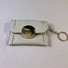Fivela Magnética Redonda de Metal Pequena Bolsa de Moedas Estilo Chanel Porta-Cartões Porta-Cartões Capa de Celular Chaveiro Bolsa Pequena