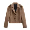 Chaqueta de terciopelo elegante y a la moda para mujer, estilo europeo y americano transfronterizo, nueva 2026, venta al por mayor 3046253