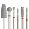 Set de 11 Brocas de Uñas de Colores, Cabeza de Maíz Cerámica para Eliminación de Cutícula, Pulido y Pretratamiento