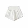 Shorts Deportivos de Verano para Correr para Mujer Holgados para Correr por la Mañana Fitness Transpirables de Secado Rápido con Bolsillo Cintura Alta Pantalones de Fitness para Yoga