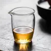 Taza de justicia de mano hecha de vidrio de borosilicato alto, mar de té, juego de té Kung Fu, accesorio de ceremonia del té, divisor de té resistente a altas temperaturas