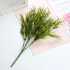 Vasos Mini para Plantas Verdes, Cercas Divisórias, Decorações de Paisagismo, Flores Artificiais, Arranjos de Flores, Samambaias, Folhas de Eucalipto, Grama Plástica