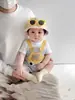 Macacão Bebê Verão Estilo Fino Macacão Desenho Animado Bebê Manga Curta Macacãozinho Roupas de Verão Super Fofas Roupas para Ar Condicionado Pijama