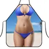 Delantales Creativos, Originales y Divertidos para Interacción de Parejas, Accesorios de Entretenimiento para Fiestas, Suministro Transfronterizo [Satén]