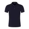 50 hilo doble de algodón mercerizado ropa de trabajo empresarial camisa cultural de cuello camisero polo de manga corta ropa de trabajo para hombres y mujeres logo impreso