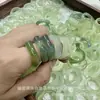 Venta al por mayor de Anillos de Gato de Jade, Anillos de Lavado de Tinta de Jade, Bandas de Anillo de Corredor de Jade y Anillos de Dedo de Jade