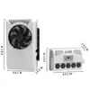 Nuevo Modelo 12V Tipo Split Aire Acondicionado para Vehículos Juego Completo para Camiones, Casas Rodantes, Camionetas Ligeras, Aire Acondicionado Eléctrico de Estacionamiento DC 24V con Función de Enfriamiento