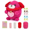 Paquete de Materiales de Crochet Más Vendido de Amazon Serie de Animales Hilo Worsted Crochet Regalo Navideño Juguete Video en Inglés