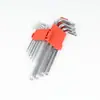 Ferramenta Chave Allen Esférica Chave Allen Esférica Interna Estendida Níquel-Cromo Galvanizado Manual Pequena M2/M3/M4/M5/M6