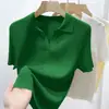 Camisa de Malha Lyocell de Manga Longa Outono/Inverno Francês para Mulheres 2026 Novo Estilo Top Quente e Justo 13674