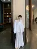 Camisa Branca com Renda para Protetor Solar Feminina Verão 2025 Novo Estilo Top com Senso de Design Camisa Jacket Casual Solta