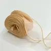 Cinta en Stock con Borde Dorado de 4 cm para Ramilletes de Flores, Decoración de Pasteles, Cajas de Regalo de Dulces para Bodas, Cinta de Cola de Pez DIY para el Día del Maestro
