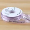 Cinta de Satén Hilo Inglés de 2.5cm para Empaque de Flores, Envoltura de Regalos, Tienda de Flores DIY Materiales Florales