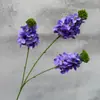 Arranjo de Cena com Flores Artificiais, Flores Artificiais da Série Roxa para Celebração de Casamento, Arranjo de Flores de Chão, Decoração Suave e Flores para Paisagismo de Salão de Casamento