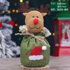 Bolsa de Regalo Navideña Bolsa de Regalo Bolsa de Dulces Bolsa de Regalo de Papá Noel Suministros Navideños Accesorios Caja de Regalo de Terciopelo Dorado