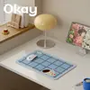 Jogo Americano de Couro para Filhote Retrô, À Prova d'Água, À Prova de Óleo, Limpável com Pano, Tapete de PVC Sem Lavagem, Porta-Copo, Base para Tigela, Isolante Térmico, Fácil de Limpar