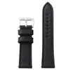 Acessórios de Corrente de Relógio de Couro Genuíno Espesso Vintage Corte de Borda Masculino com Liberação Rápida Relógio de Couro Crazy Horse na Mesma Cor