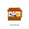 Lembrança de Viagem Sichuan Chengdu Chongqing Criativa Panela Quente Fofa Tendência Nacional Panda Gigante Ímã de Geladeira Adesivo Magnético
