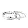Anillos de Pareja de Verano Versátiles de Diseño Simple Mobius Niche para Estudiantes Venta al por Mayor