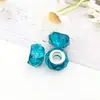 Cuentas Sueltas de Resina Coloridas Facetadas de 13 mm Cuentas con Agujero Grande Accesorios para Joyería DIY Cuentas para Ensartar Pulsera DIY Collar