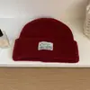 Gorro de Punto Grueso Versátil Estilo Coreano para Mujer Otoño e Invierno con Protección para Orejas y Cobertura para la Cabeza para Mantener el Calor