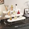 Prateleira de Armazenamento para Banheiro, Prateleira de Banheiro, Pequena Estante Degrau para Lavatório, Armazenamento de Artigos de Higiene Pessoal, Expositor de Perfumes