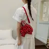 Bolsa de Mão Polca Elegante e Simples 2026 Nova Coleção Primavera/Verão Bolsa de Ombro Fofa com Laço Bolsa Transversal Ins Personalizada
